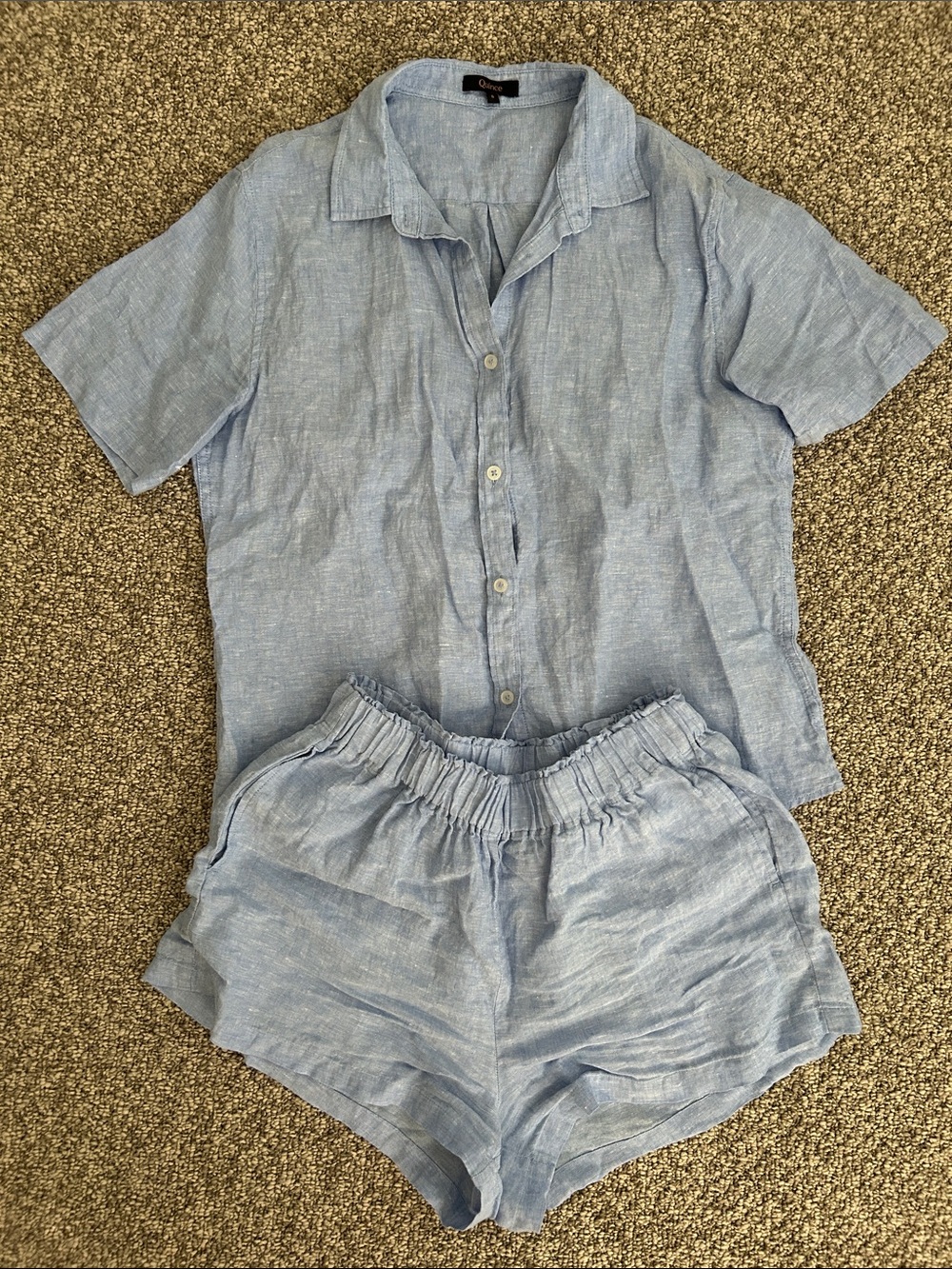 Women’s Quince Linen Pajama Set - Picture 2 of 7